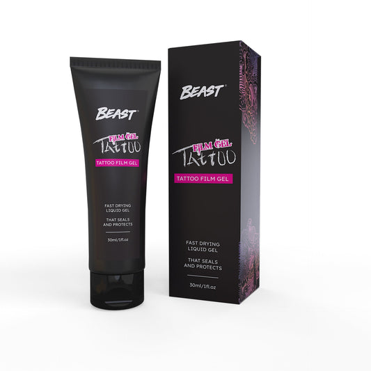 Beast Tattoo Aftercare fast drying film gel tube and box for tattoo protection and healing